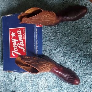 Tony Lama Cowboy boots men size 11.0